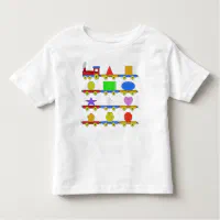 The Shape Train Toddler T-shirt