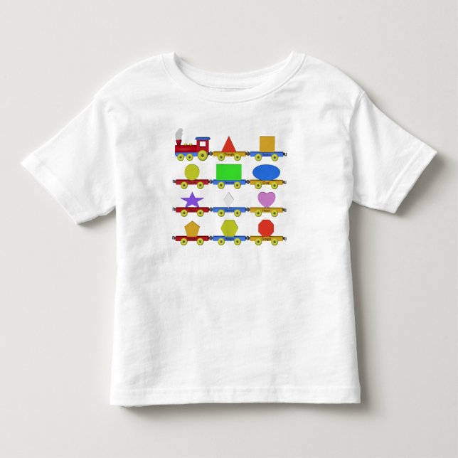 The Shape Train Toddler T-shirt (Front)