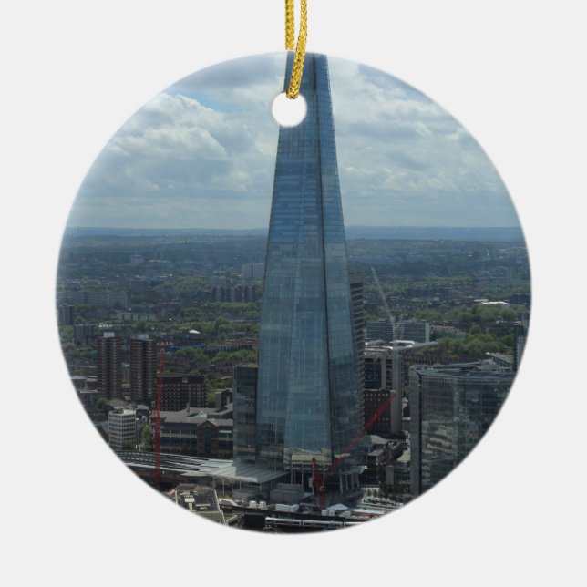 The Shard, London Ceramic Ornament (Front)