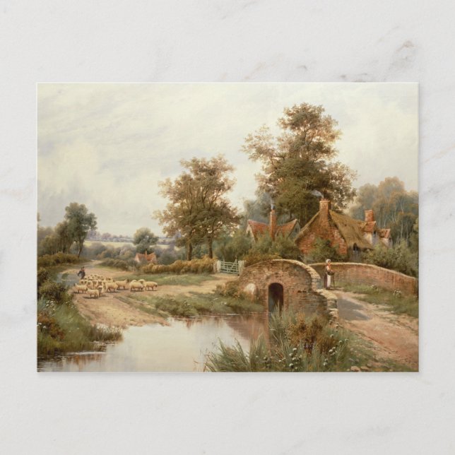 The Sheep Drover Postcard (Front)