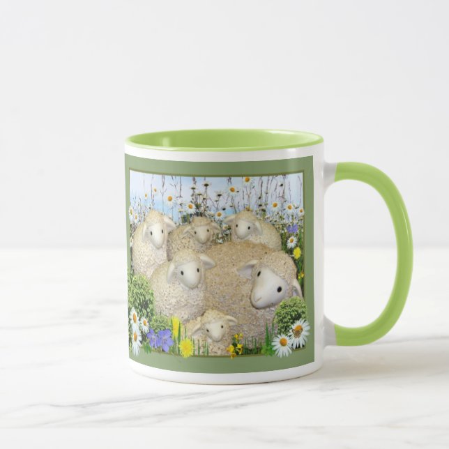 The Sheep Flock Mug (Right)