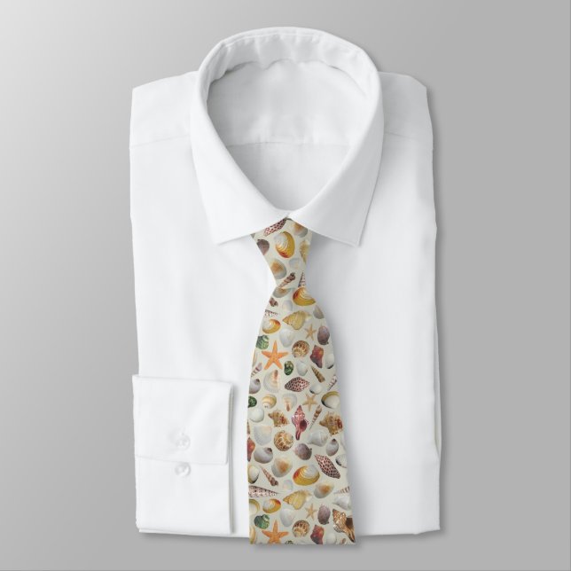 The Shell Collector Necktie (Tied)