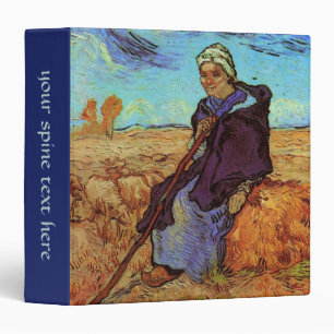 The Shepherdess (after Millet) by Vincent van Gogh Binder
