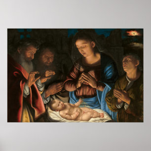 The Shepherds - Giovanni Savoldo Fine Art Poster