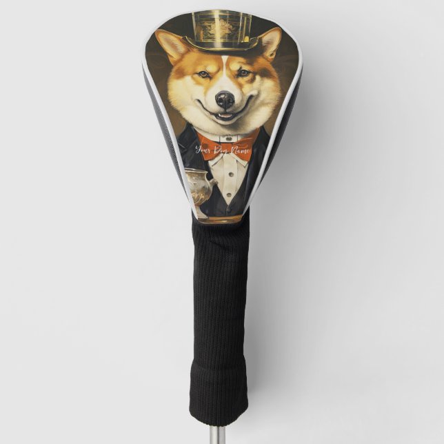 The Shiba Inu Dog 001 - Odessa Leyendecker Golf Head Cover (Front)