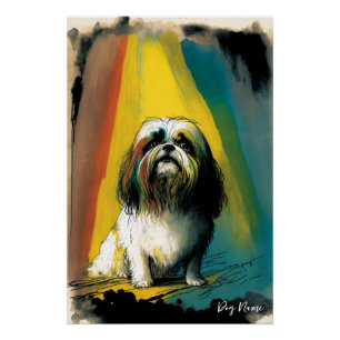 The Shih Tzu Dog - Composition 009 Poster