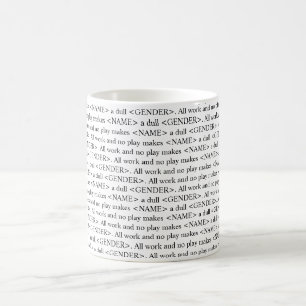 The shining book text customizable mug