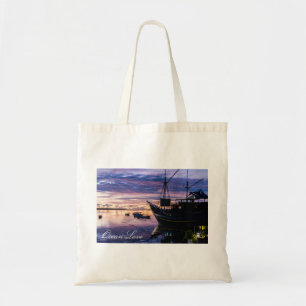 The ship at Lagoon Tote Bag