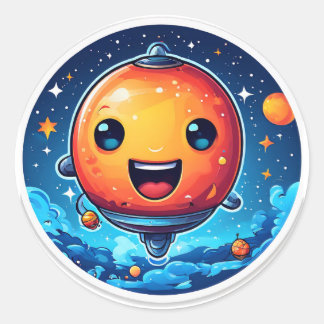 the ship classic round sticker