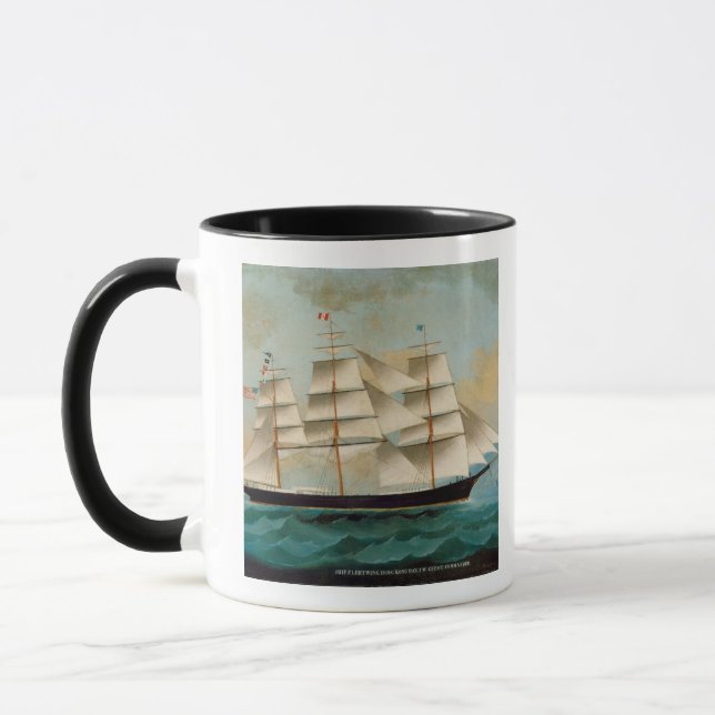 The Ship Fleetwing, Hong Kong Bay Mug (Left)