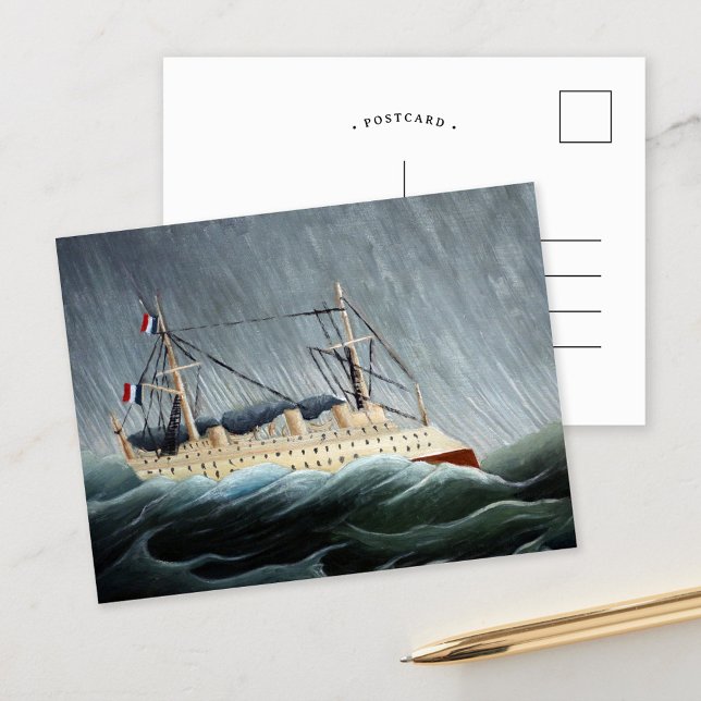 The Ship in the Tempest | Henri Rousseau Postcard (Creator Uploaded)