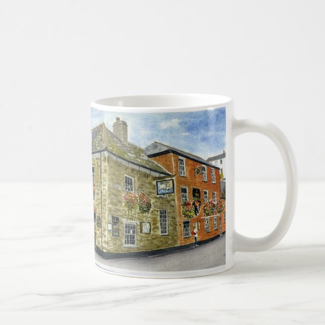 'The Ship Inn (Mevagissey)' Mug (Right)