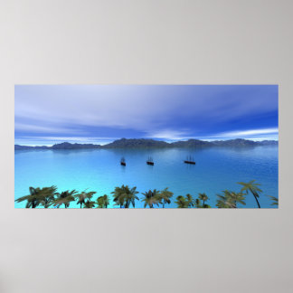 The Ships at the Bay Poster