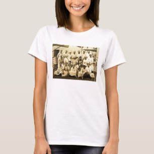 The ship's cooks aboard the R.M.S. Teutonic (b/w p T-Shirt