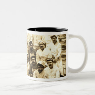 The ship's cooks aboard the R.M.S. Teutonic (b/w p Two-Tone Coffee Mug