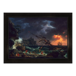 The Shipwreck by Claude Joseph Vernet Photo Print