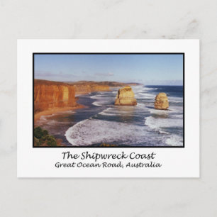 The Shipwreck Coast, Great Ocean Road, Australia Postcard