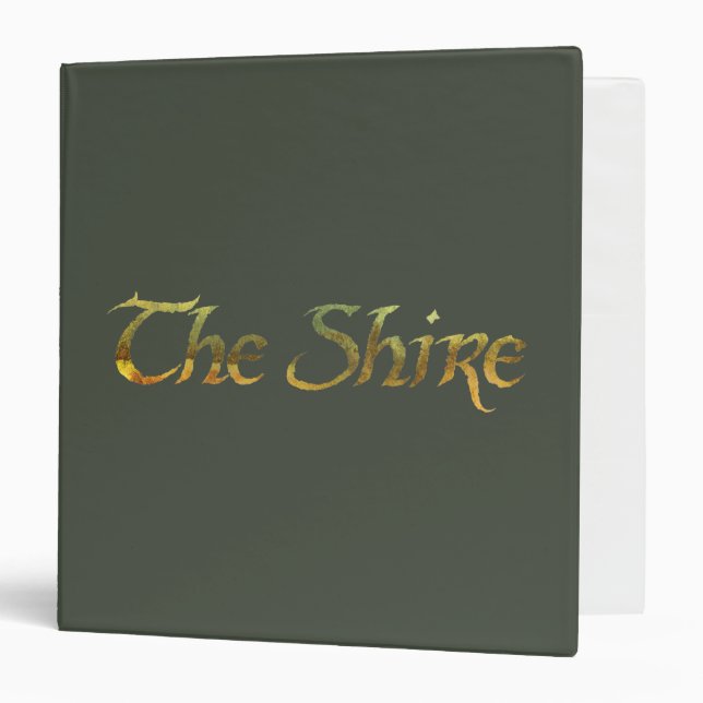 THE SHIRE™ Name Textured Binder (Front/Inside)