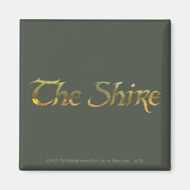 THE SHIRE™ Name Textured Magnet (Front)