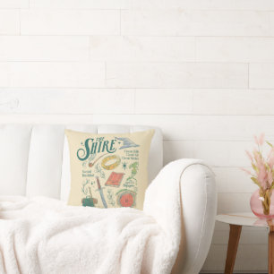 THE SHIRE™ Watercolor Collage Graphic Throw Pillow