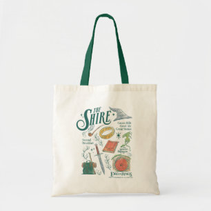 THE SHIRE™ Watercolor Collage Graphic Tote Bag