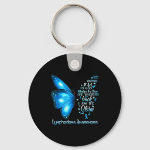 The Shirt Am Storm Lymphedema Awareness Butterfly Keychain