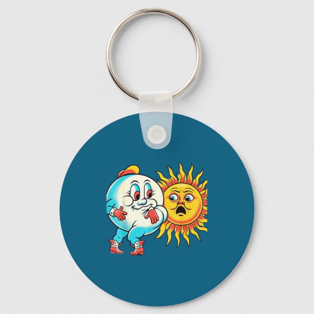 The Shirt America Solar Eclipse 4 08 Keychain (Front)