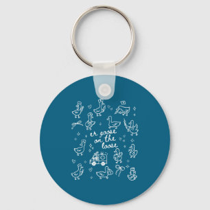 The Shirt Er Goose Loose Emergency Department Keychain