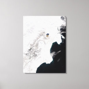 The Shiveluch Volcano in Kamchatka Krai, Russia Canvas Print