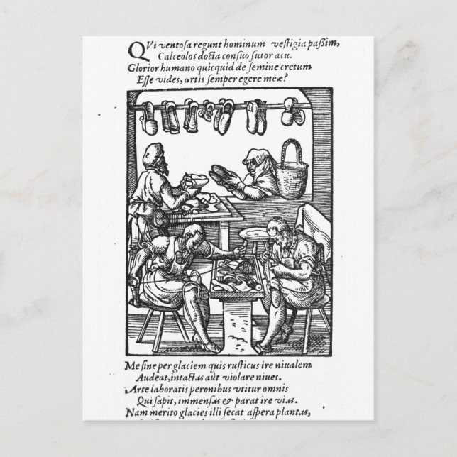 The Shoe Maker Postcard (Front)