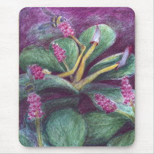 The shoe woman mouse pad