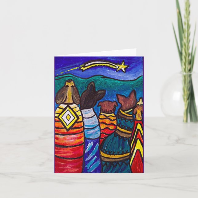 The Shooting Star, Dogs, FIne Art Card (Front)