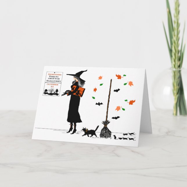 THE SHOPPING WITCH CARD (Front)