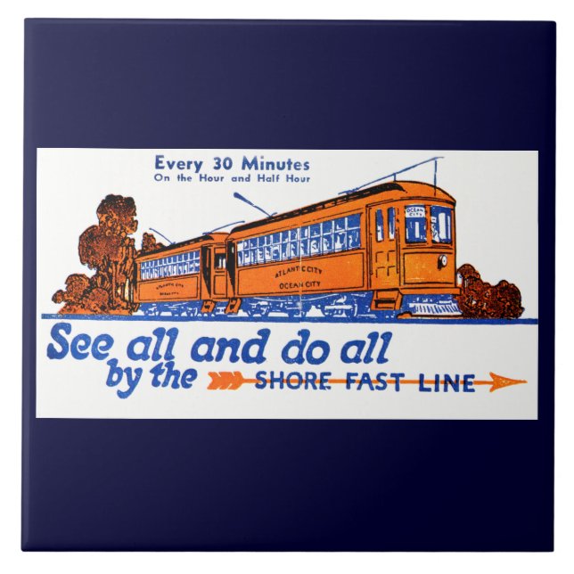The Shore Fast Line Trolley Service Tile (Front)