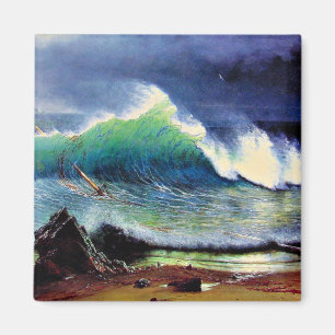 The Shore of the Turquoise Sea  Magnet