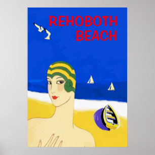 The Shore Vintage Style Poster