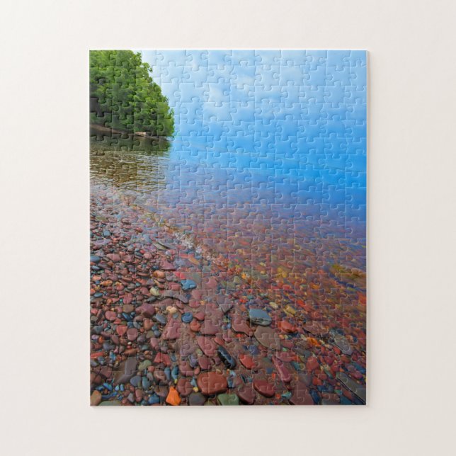 The Shores of Lake Superior - 11x14 - 252 pcs Jigsaw Puzzle (Vertical)