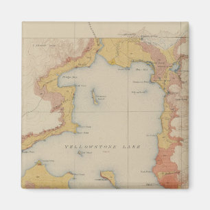 The Shores of Yellowstone Lake Magnet