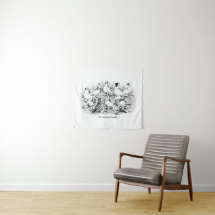The Short-faced Tumbler Pigeons Tapestry
