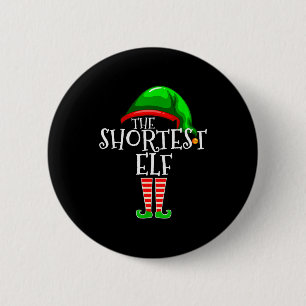 The Shortest Elf Family Matching Group Christmas G 2 Inch Round Button