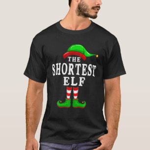 The Shortest Elf Xmas Matching Christmas For Famil T-Shirt