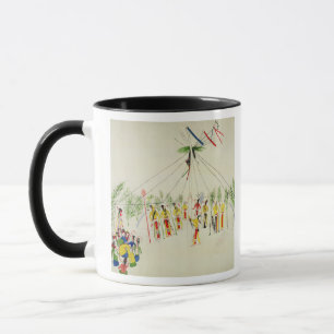 The Shoshone Sun Dance (pigment on muslin) Mug