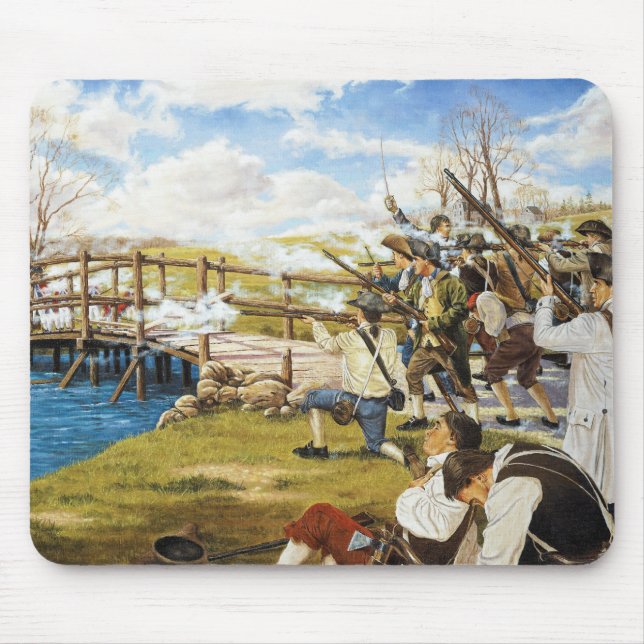 The Shot Heard 'Round the World Domenick D'Andrea Mouse Pad (Front)