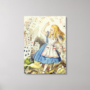 The Shower of Cards Canvas Print