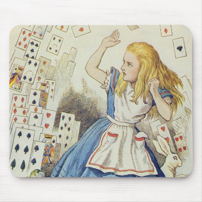 The Shower of Cards Mouse Pad (Front)