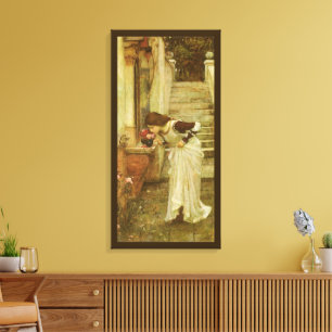 The Shrine by John William Waterhouse Canvas Print