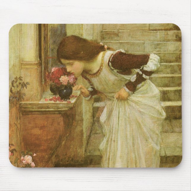 The Shrine by John William Waterhouse Mouse Pad (Front)