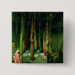 The Shrine of Imam Hussein 2 Inch Square Button