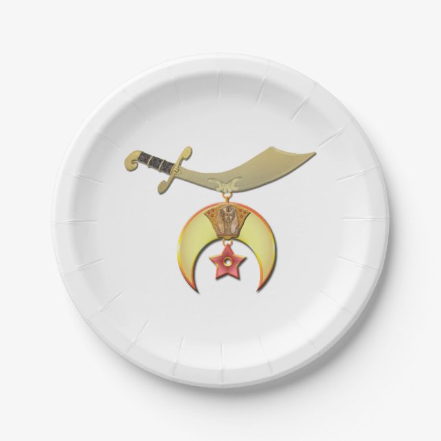 The Shriner Party Plates (Front)