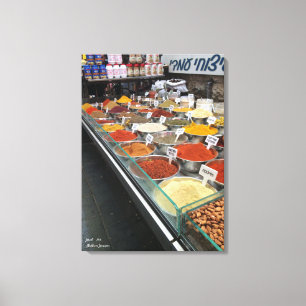 The Shuk, Jerusalem Israel 2016 Canvas Print